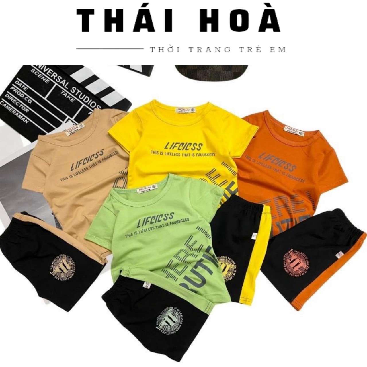 Sét bộ bé trai 7-20kg chất thun cotton 4 chiều mềm mịn thoáng mát