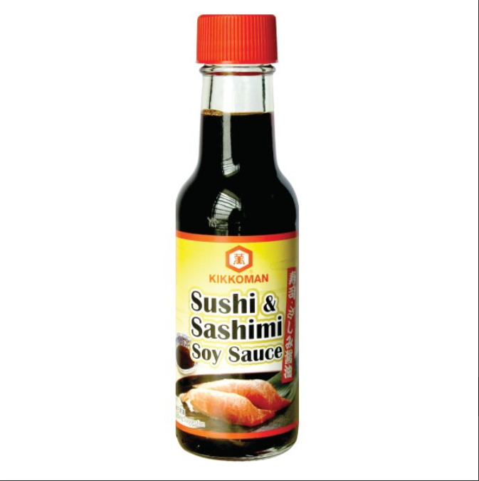 Nước tương Sushi & Sashimi Nước tương Kikkoman , chai 150ml, nhập khẩu Singapore. Date mới.