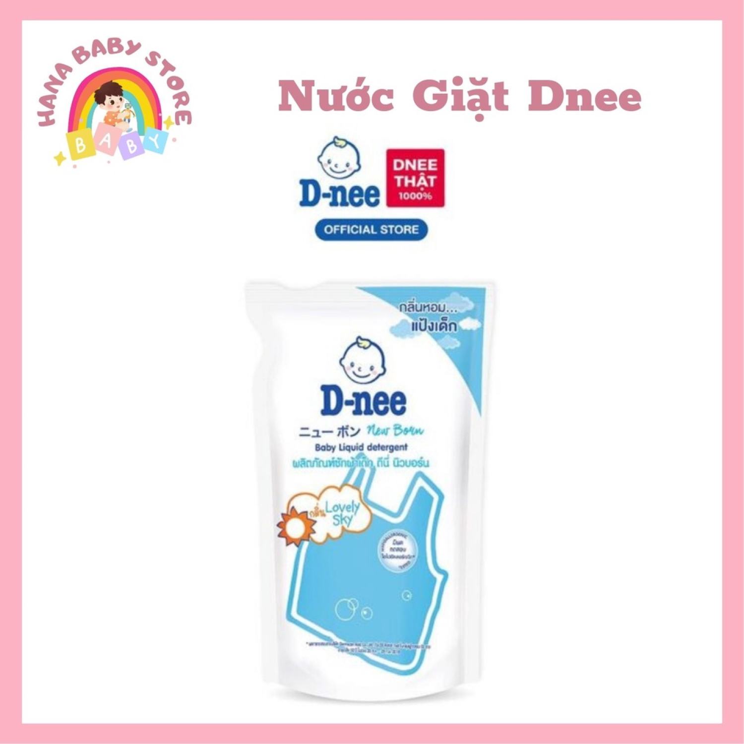 Nước giặt dnee thá¡ lan túi 600ml/1400ml