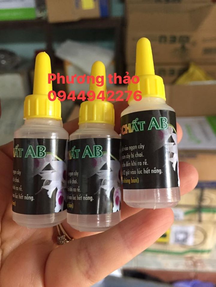 Dưỡng chất AB Dưỡng mầm kích rễ cho lan lọ 10ml