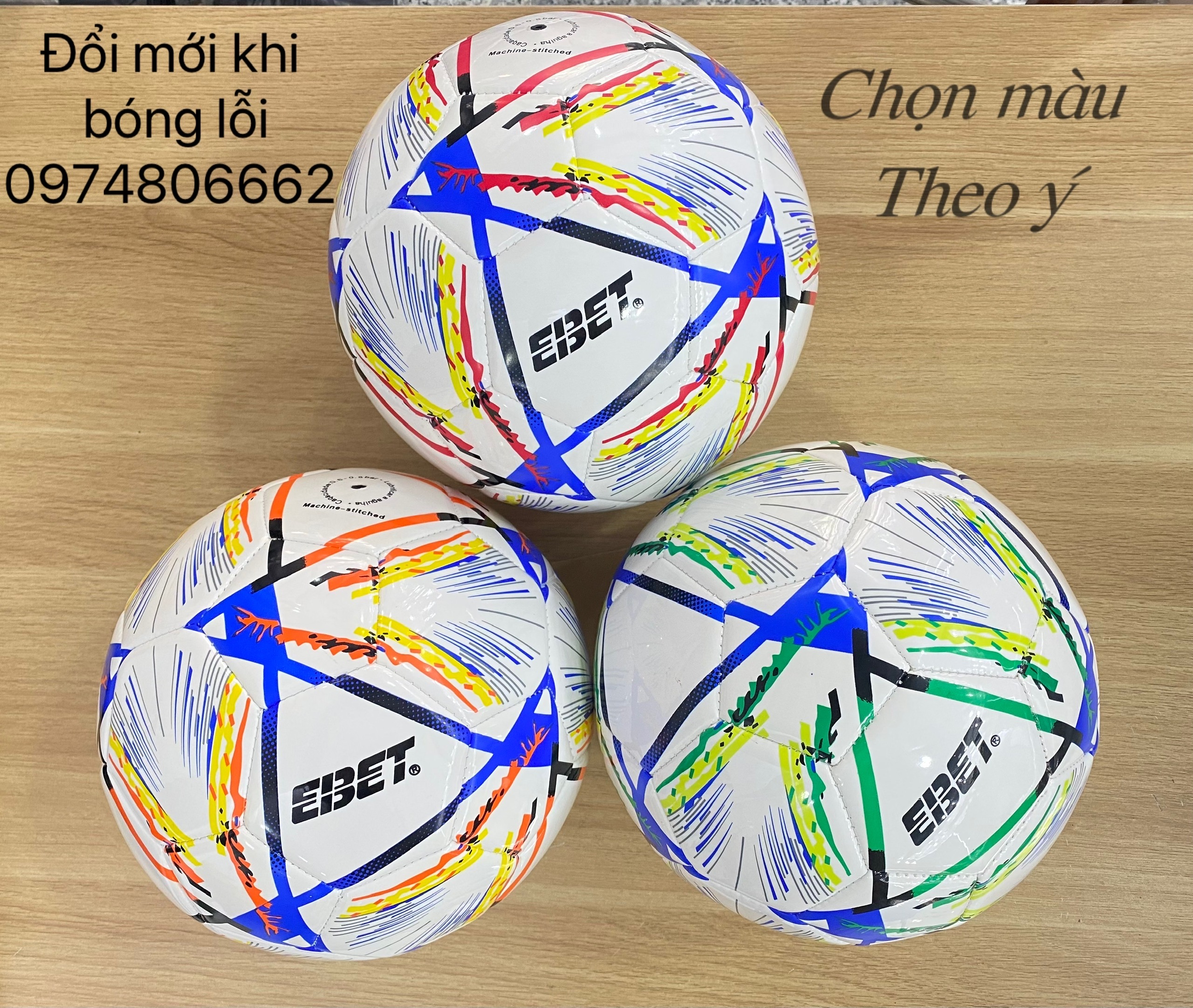 Quả bóng đá cao cấp World Cup 2022 Size 5 - Tặng kim bơm bóng