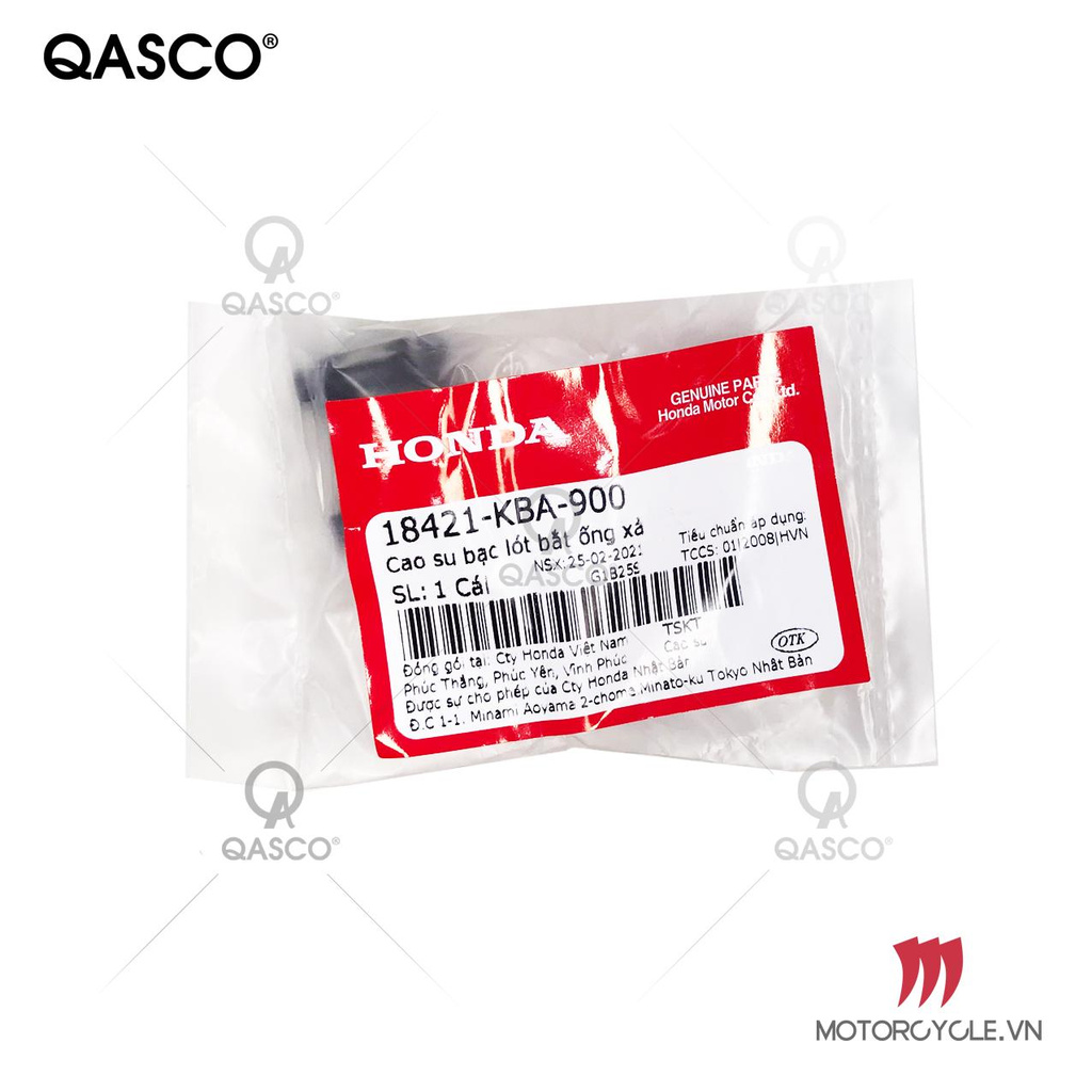 Cao su bạc lót bắt ống xả honda future, wave qasco