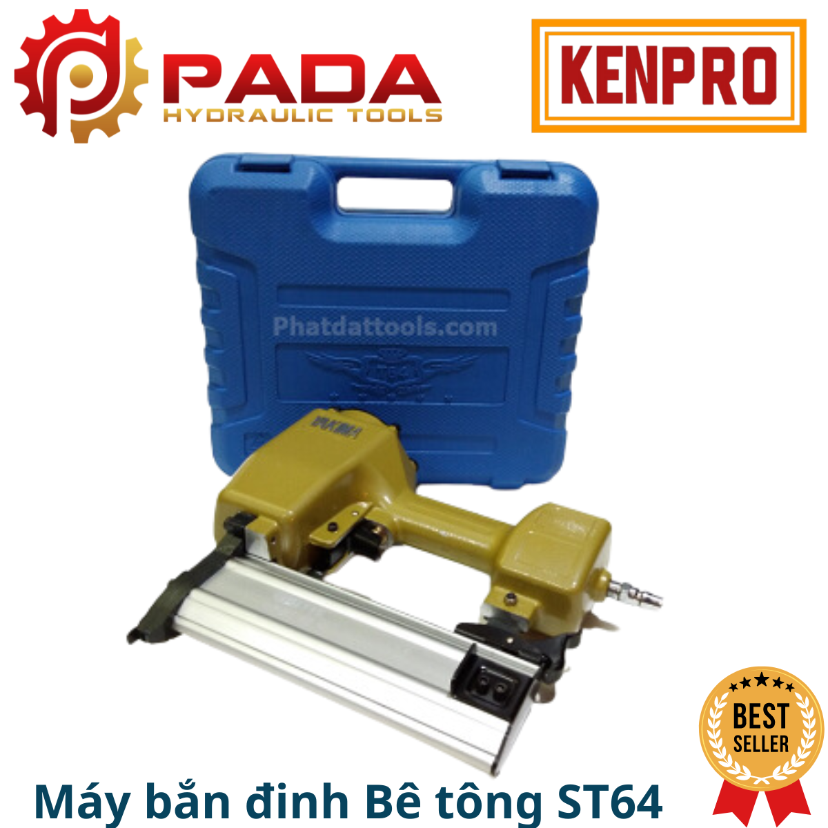 Máy bắn đinh Bê tông ST64, súng bắn đinh bê tông dùng hơi cao cấp YAKIMA