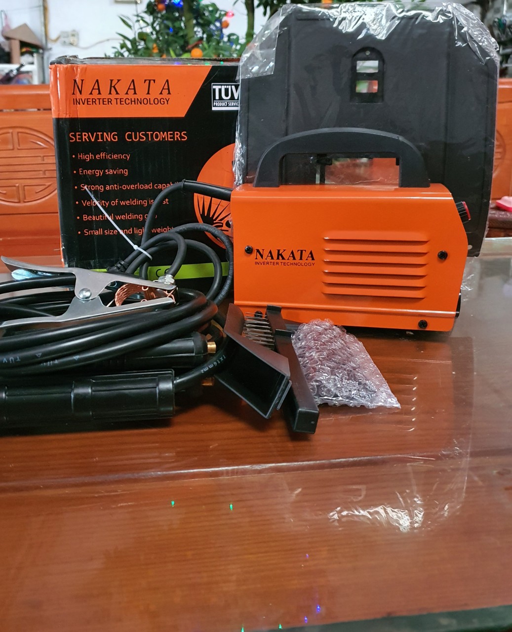 Máy hàn que nakata arc 250 dùng cho gia đình, hàn que 1.6-3.2, máy nhỏ gọn, tiết kiệm điện