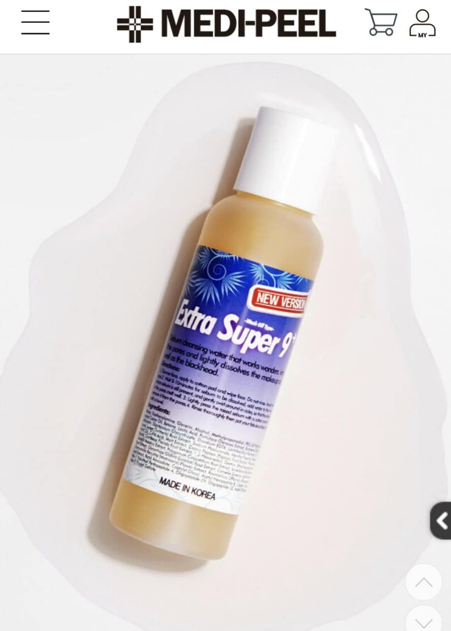 Dung dịch ủ mụn đầu đen medi-peel extra super 9 hàn quốc 100ml