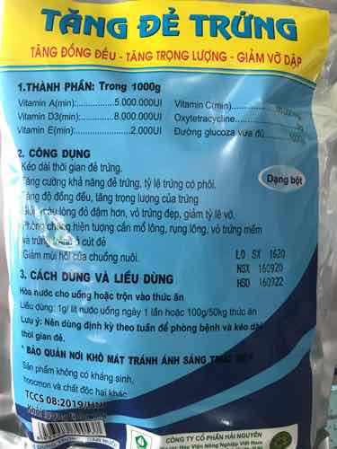Kích trứng gia cầm 1kg