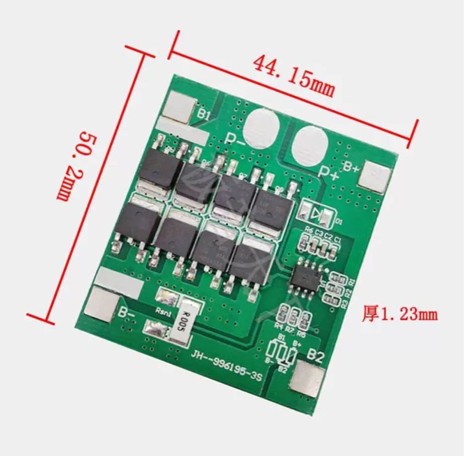Mạch sạc xả bảo vệ pin 3s 10a/20a/40a/60a 12,6v có ic quản lý sạc xả - mạch bảo vệ pin 18650 3,7v