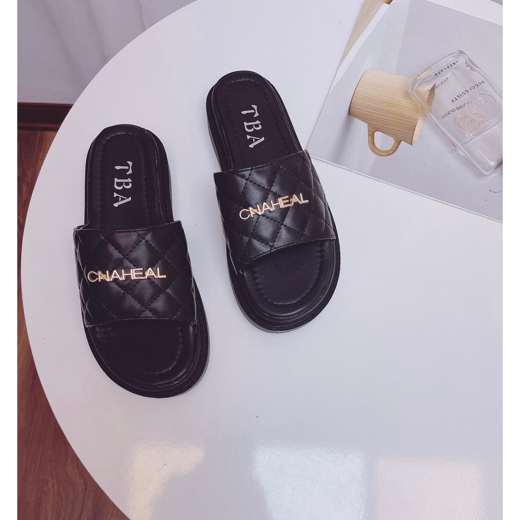 ◄✺☽  dép chanel dép đế cao nữ siêu êm siêu sang Hót Nhất 2021