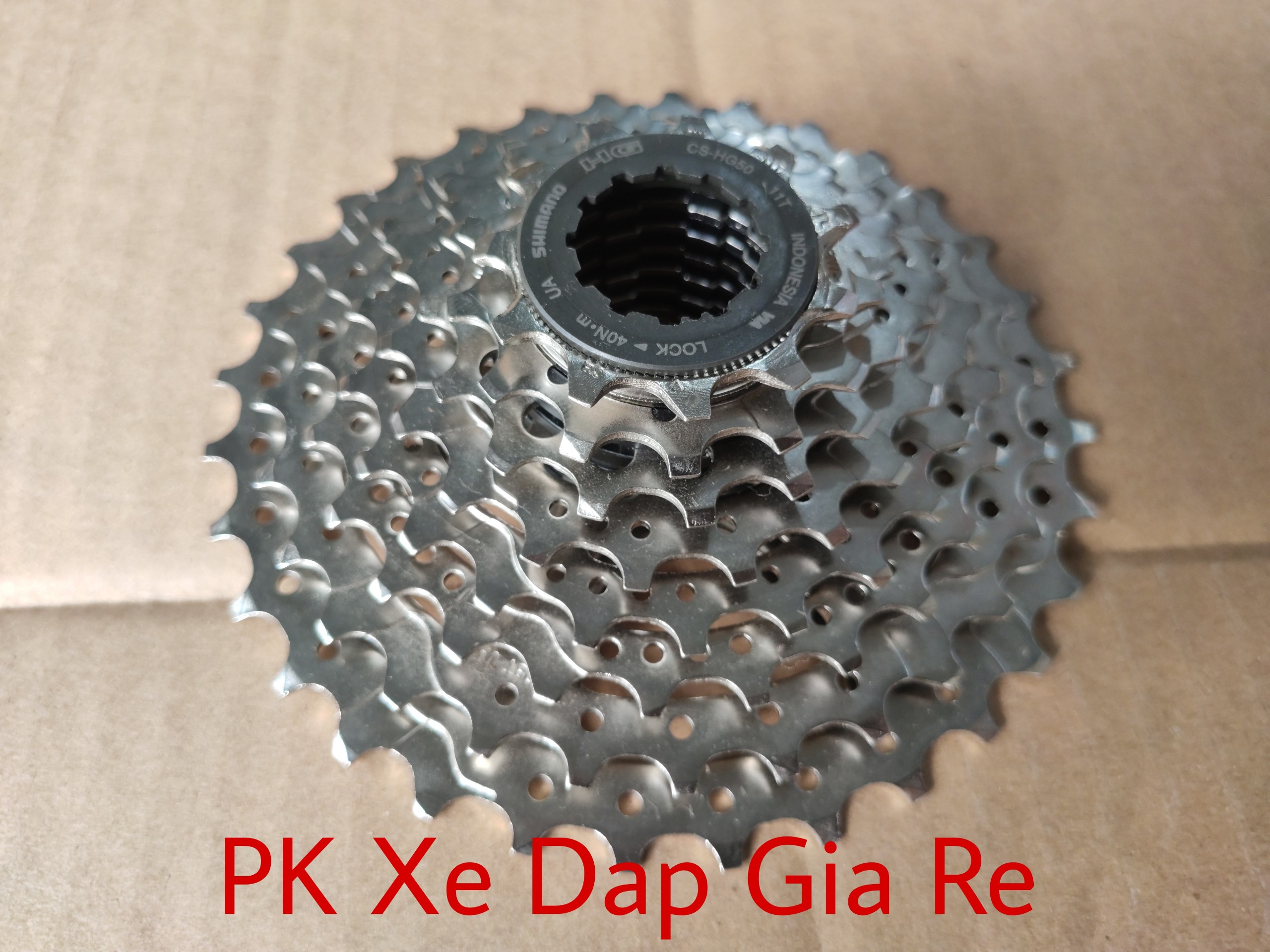 Líp thả xe đạp 8 tầng, líp thả shimano cs hg50-8 11-32t chính hãng