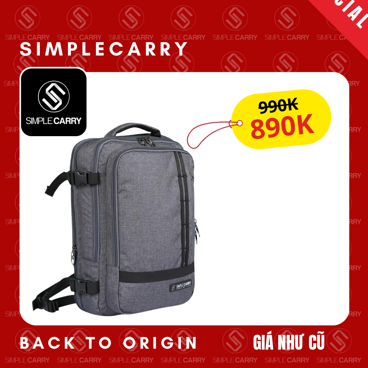 Balo/cặp công sở simplecarry twb