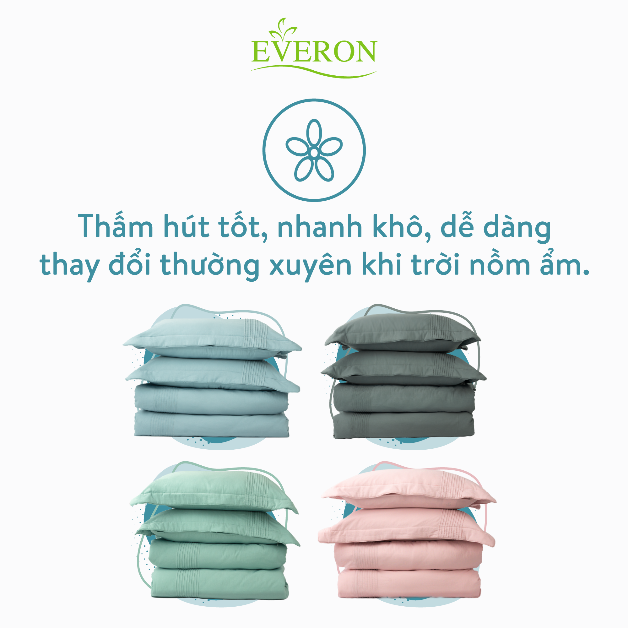 Bộ ga chun chần Micro Bamboo Everon