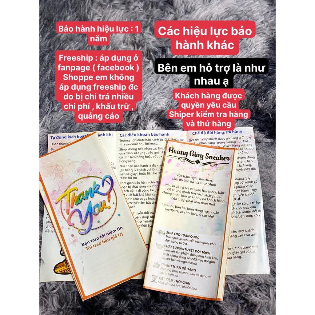 Phiếu bảo hành 1 năm