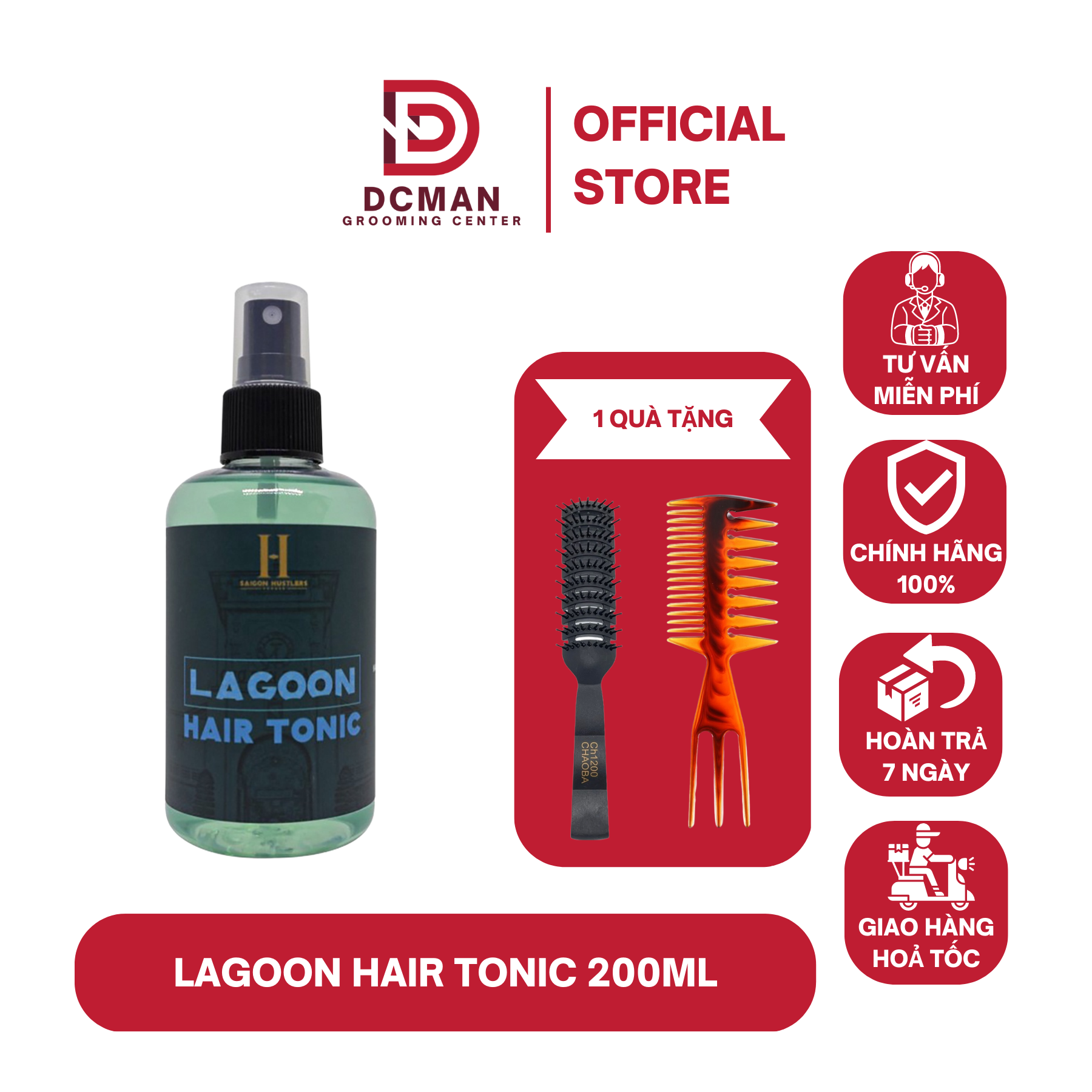 Xịt Tạo Phồng Tóc Saigon Hustlers Pre Styling Lagoon Hair Tonic 200ml