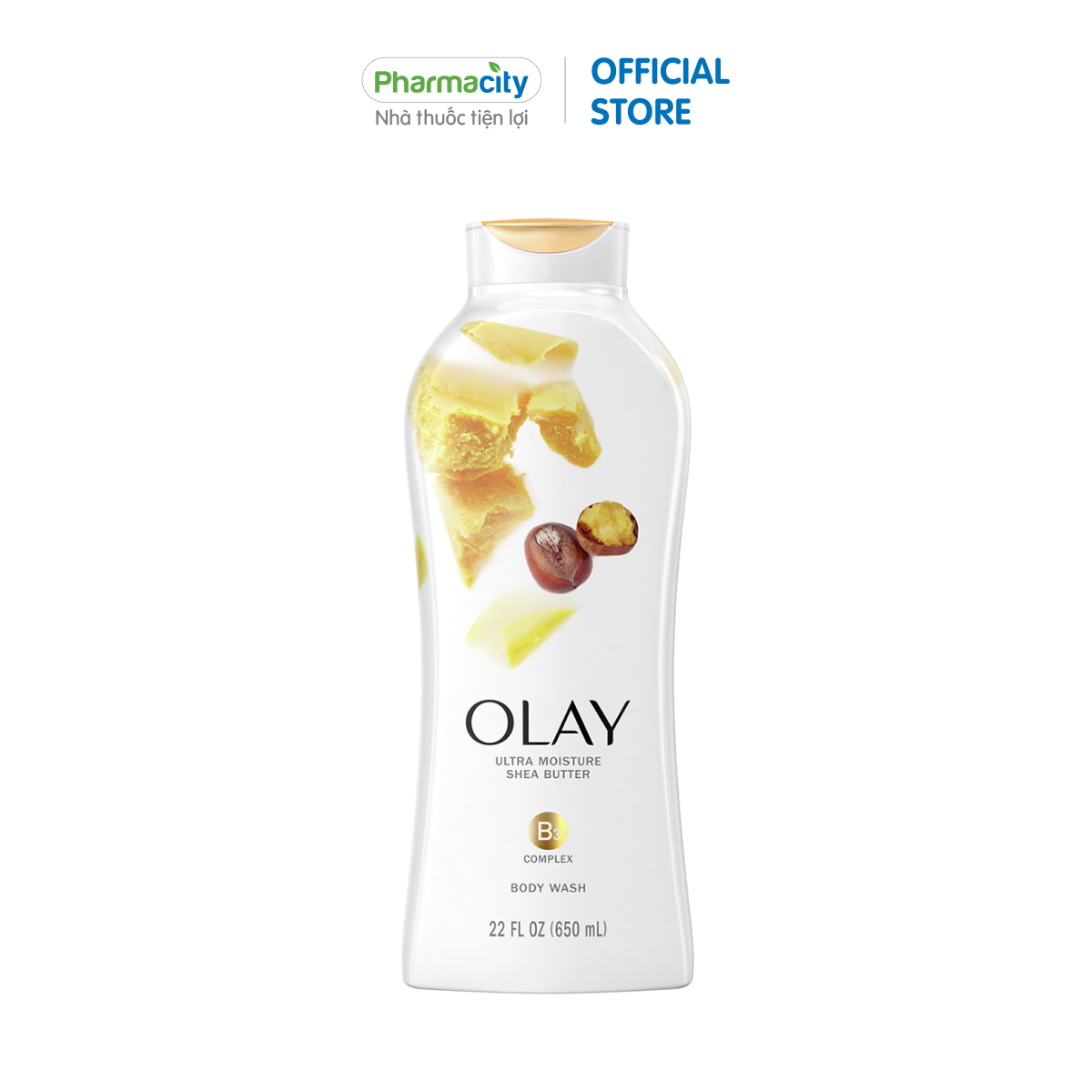 Sữa tắm dưỡng ẩm bơ hạt mỡ Olay Ultra Moisture Shea Butter Body Wash
