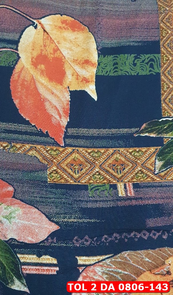 VẢI TOLE 2 DA - TÔN LANH 2 DA - TOL 2 DA HỌA TIẾT HOA-LÁ 1804240821 ( Bán theo mét tới, khổ vải : 1m5)