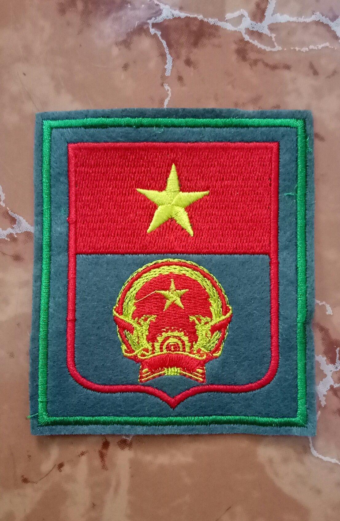 Patch vải nhám dính soviet Cờ việt nam cờ quốc huy