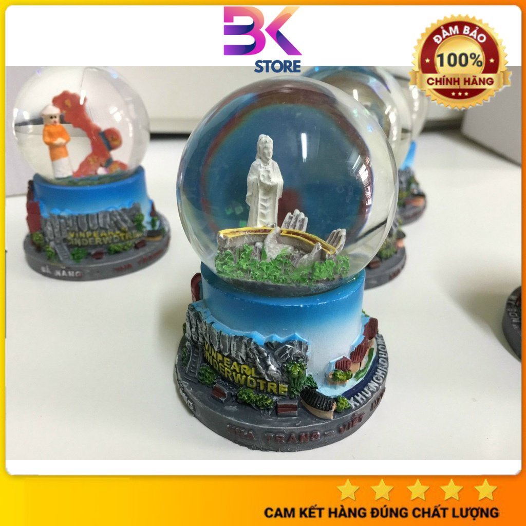 Quả Cầu Tuyết Pha Lê Biểu Tượng đà nẵng Quà Tặng Lưu Niệm - bk store
