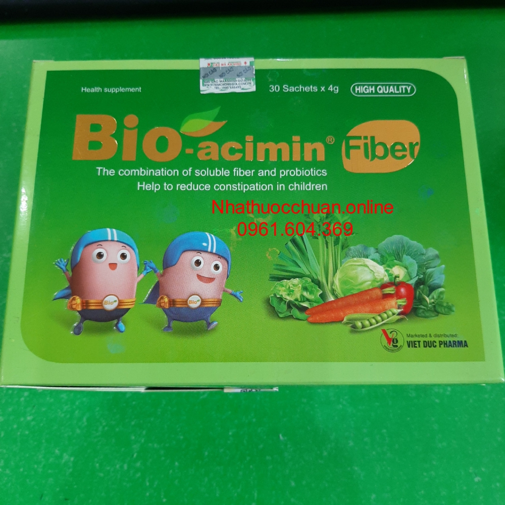 BIOACIMIN FIBER - Bổ Sung Chất Xơ, Giảm Táo Bón