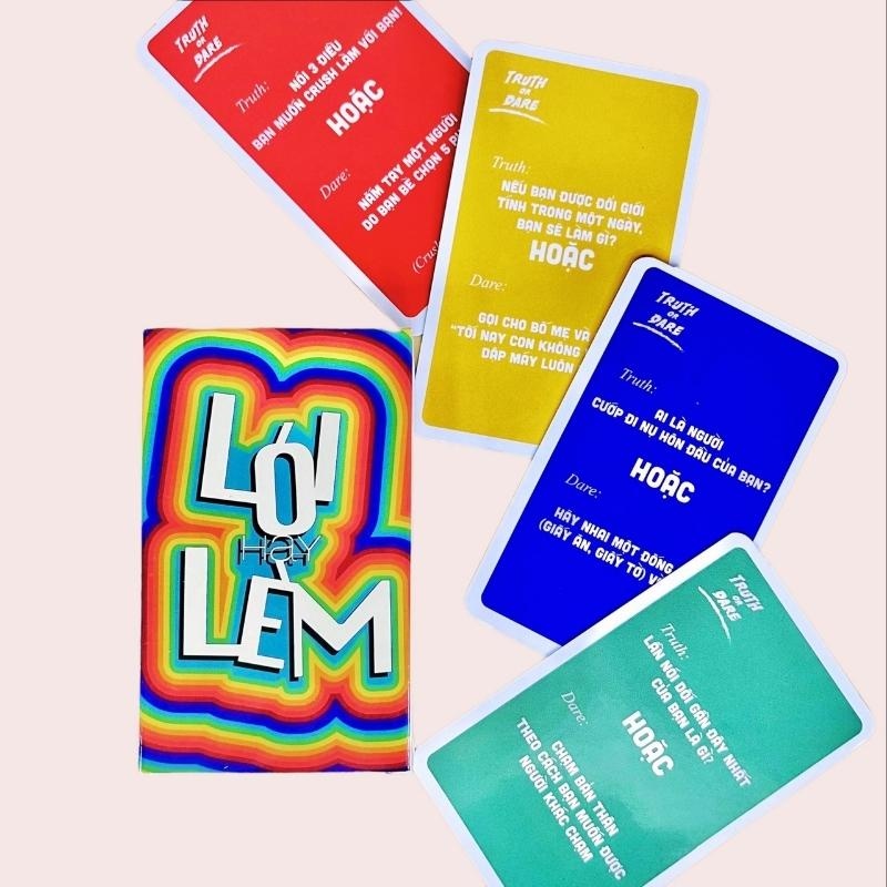 ☋◄❍ Bộ bài Lói hay Lèm “Truth or Dare” Bộ bài Drinking Card Game Bộ bài thử thách gắn kết tình bạn