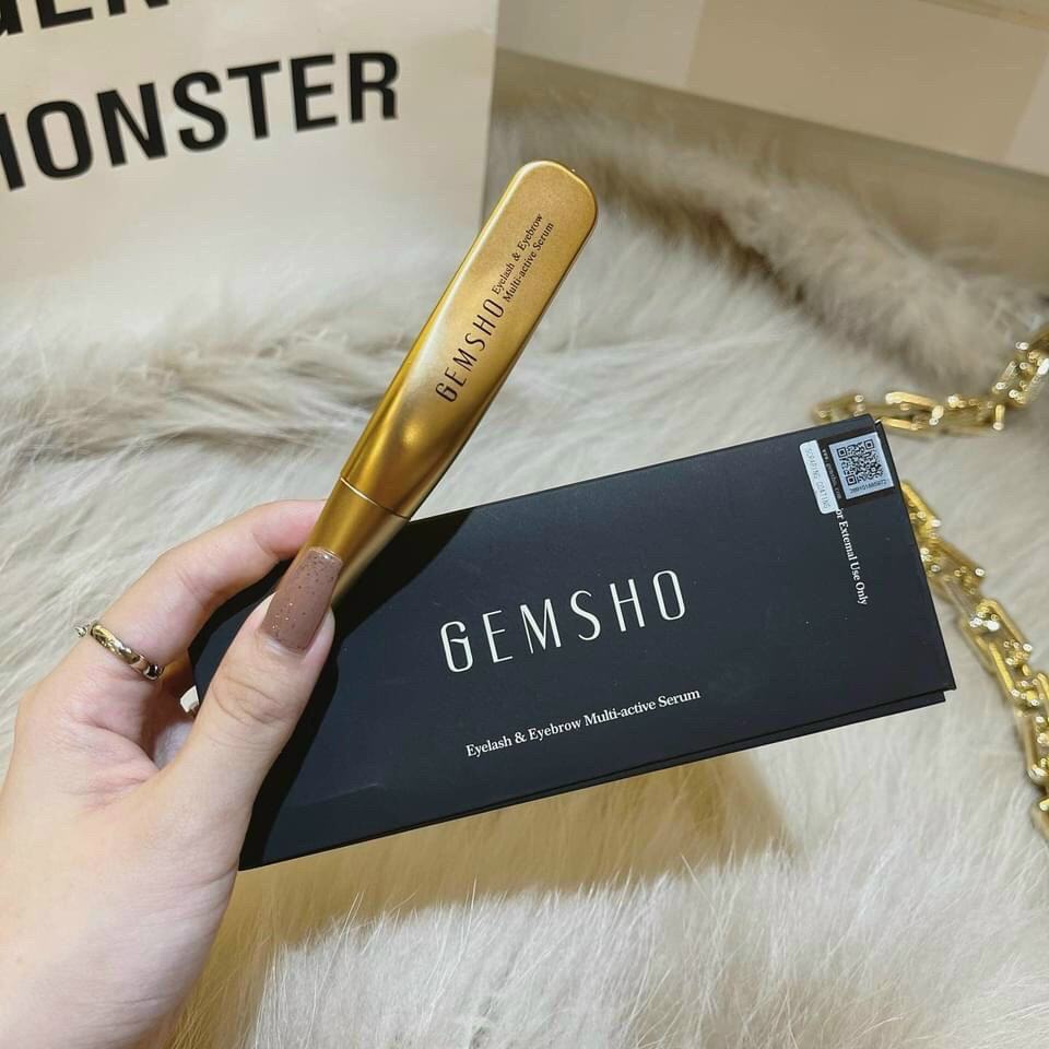 Serum Dưỡng Mi Kích Mọc Mi Siêu Dài Gemsho Eyelash