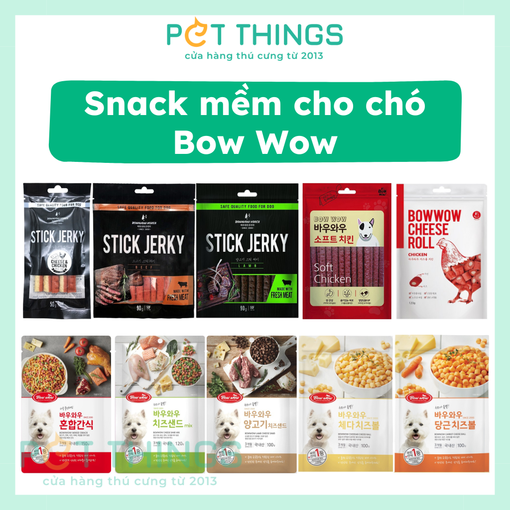 Bow Wow Korean soft treats for dogs of all kinds