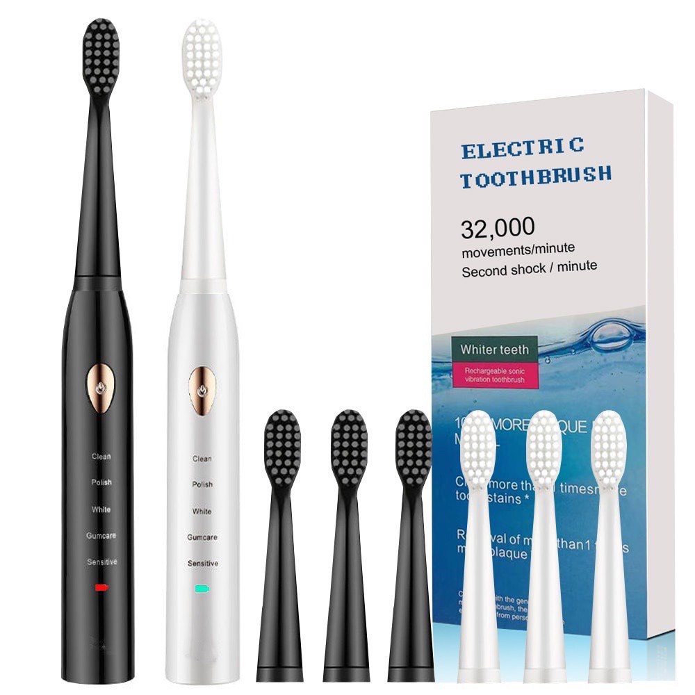 Bàn Chải Điện Electric Toothbrush, bàn chải đánh răng điện Toothbrush bản nâng cấp phù hợp nhất với người Việt H26