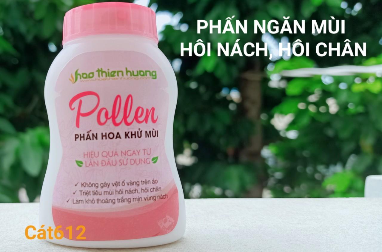 Phấn Pollen - Khử mùi hôi nách, hôi chân (dạng chai, mẫu mới)