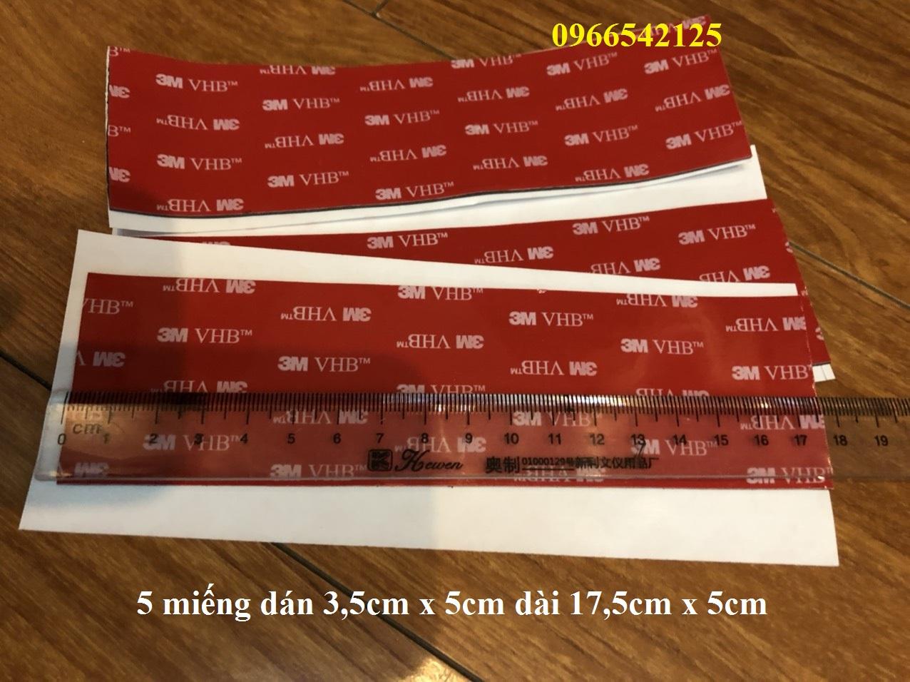 COMBO 4 MIẾNG BĂNG KEO CƯỜNG LỰC 3M VHB DÁN CAMERA HÀNH TRÌNH, VẬT DỤNG, ĐỒ CHƠI XE HƠI