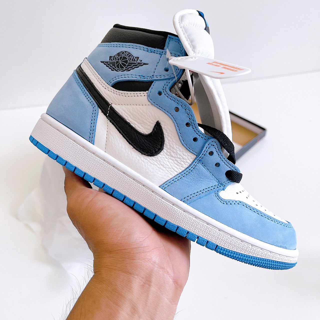 Giày Sneaker Air J0rdan 1 Retro High University Blue