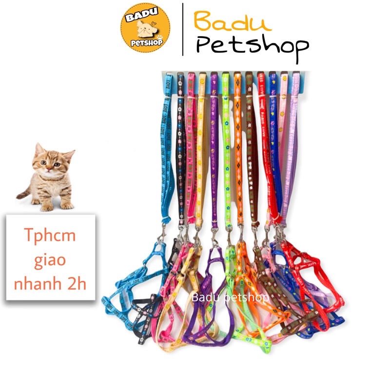 Dây dắt yếm chó,mèo nhỏ