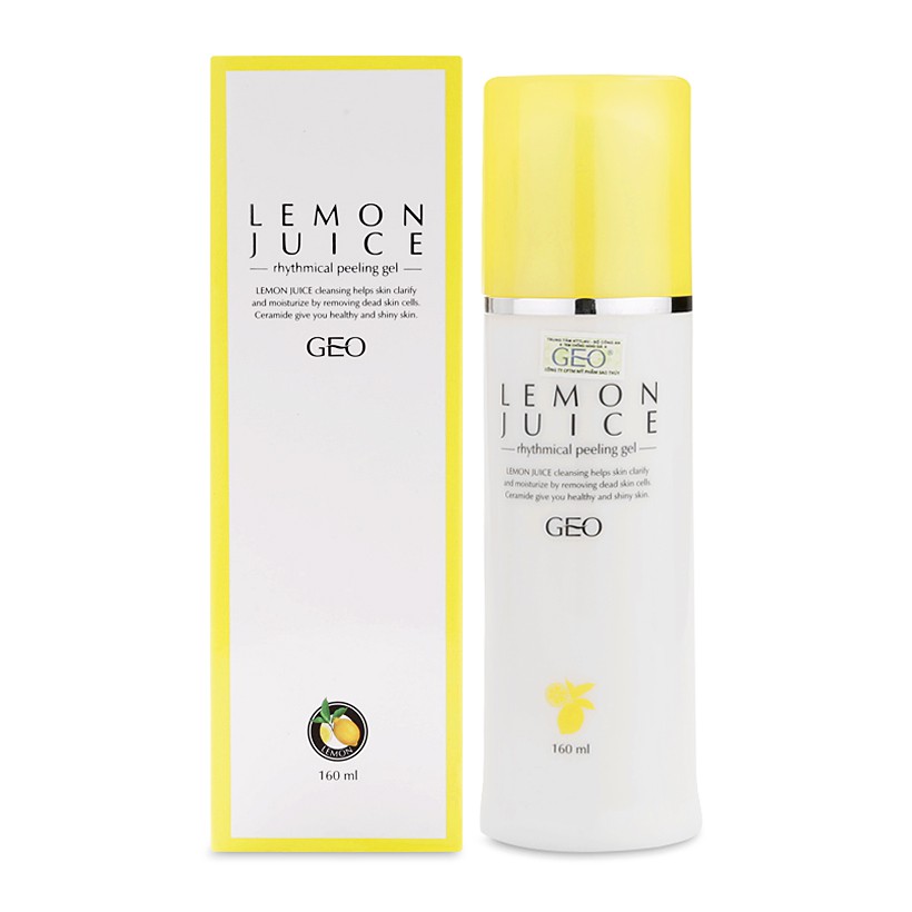 Kem tẩy tế bào chết geo lemon juice peeling gel 160ml - hàn quốc