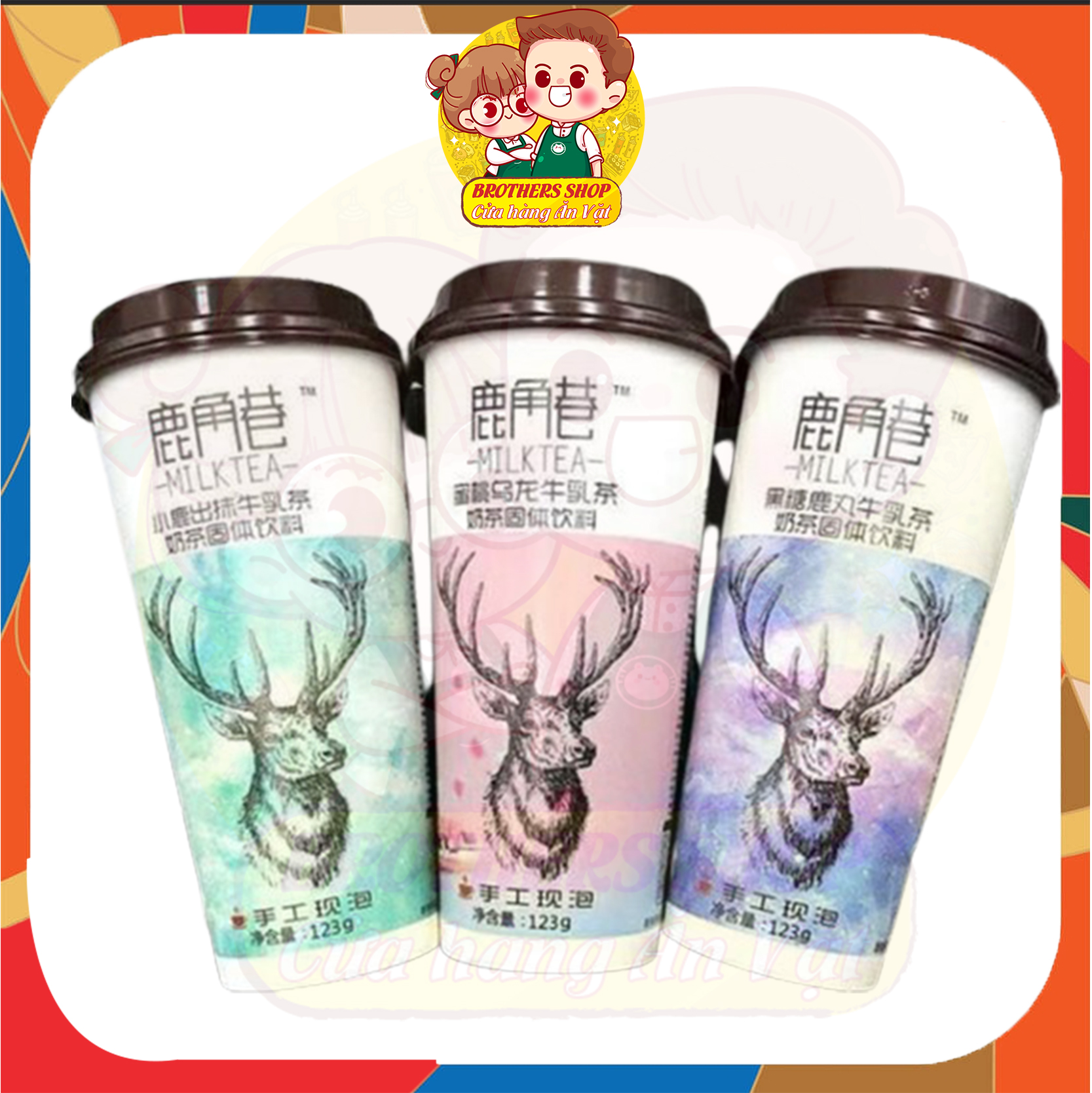 Combo 3 ly trà sữa tự pha the alley - ăn vặt nội địa trυng
