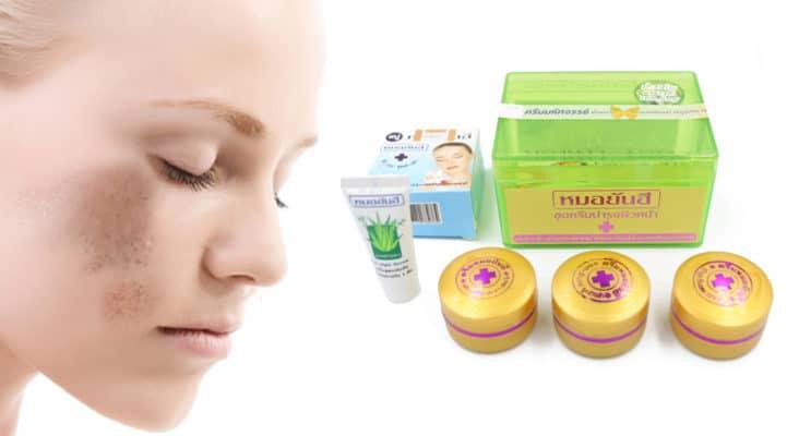 BỘ 5 món yanhee thái lan  tàn nhang hộp vàng