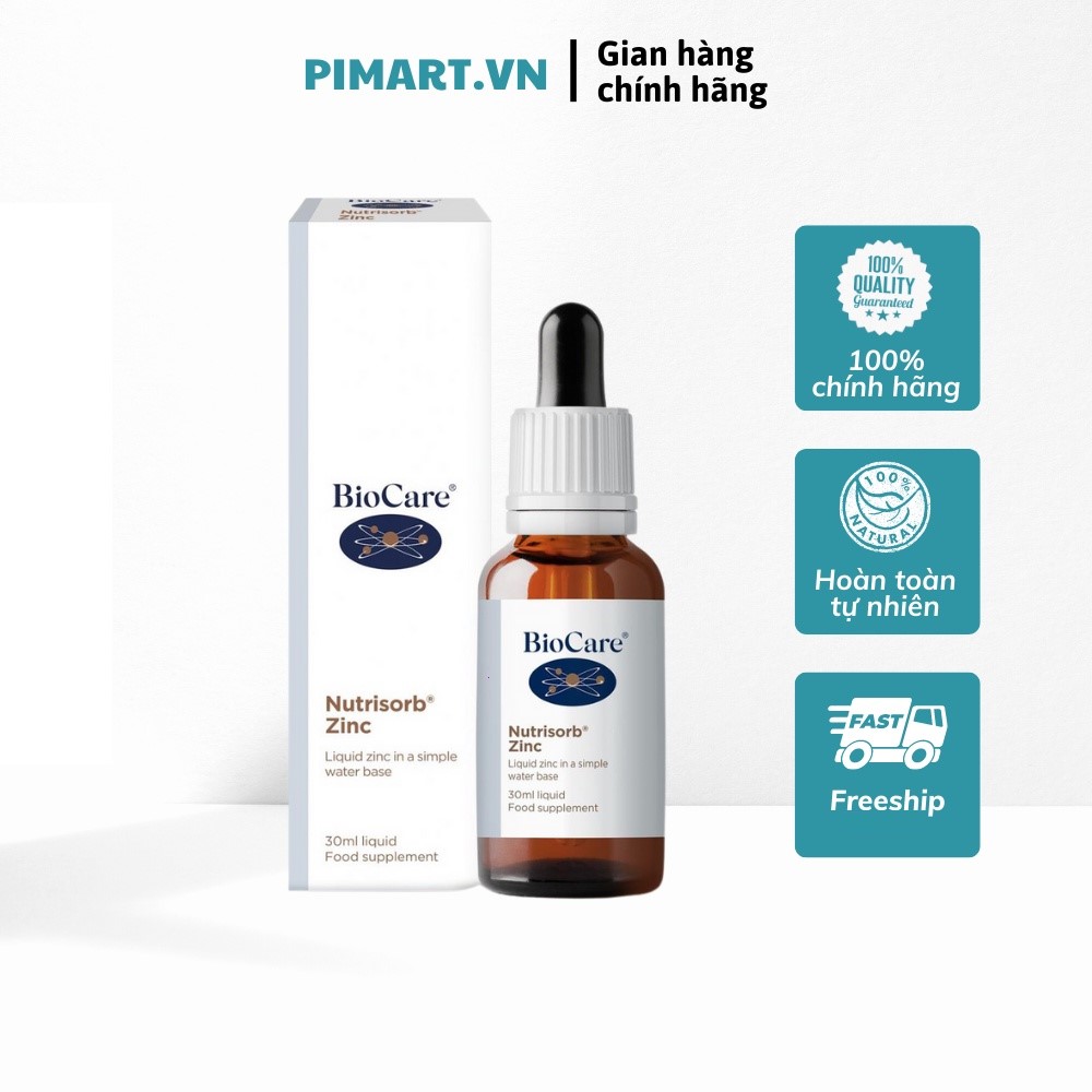 Kẽm giọt BioCare Zinc 30ml