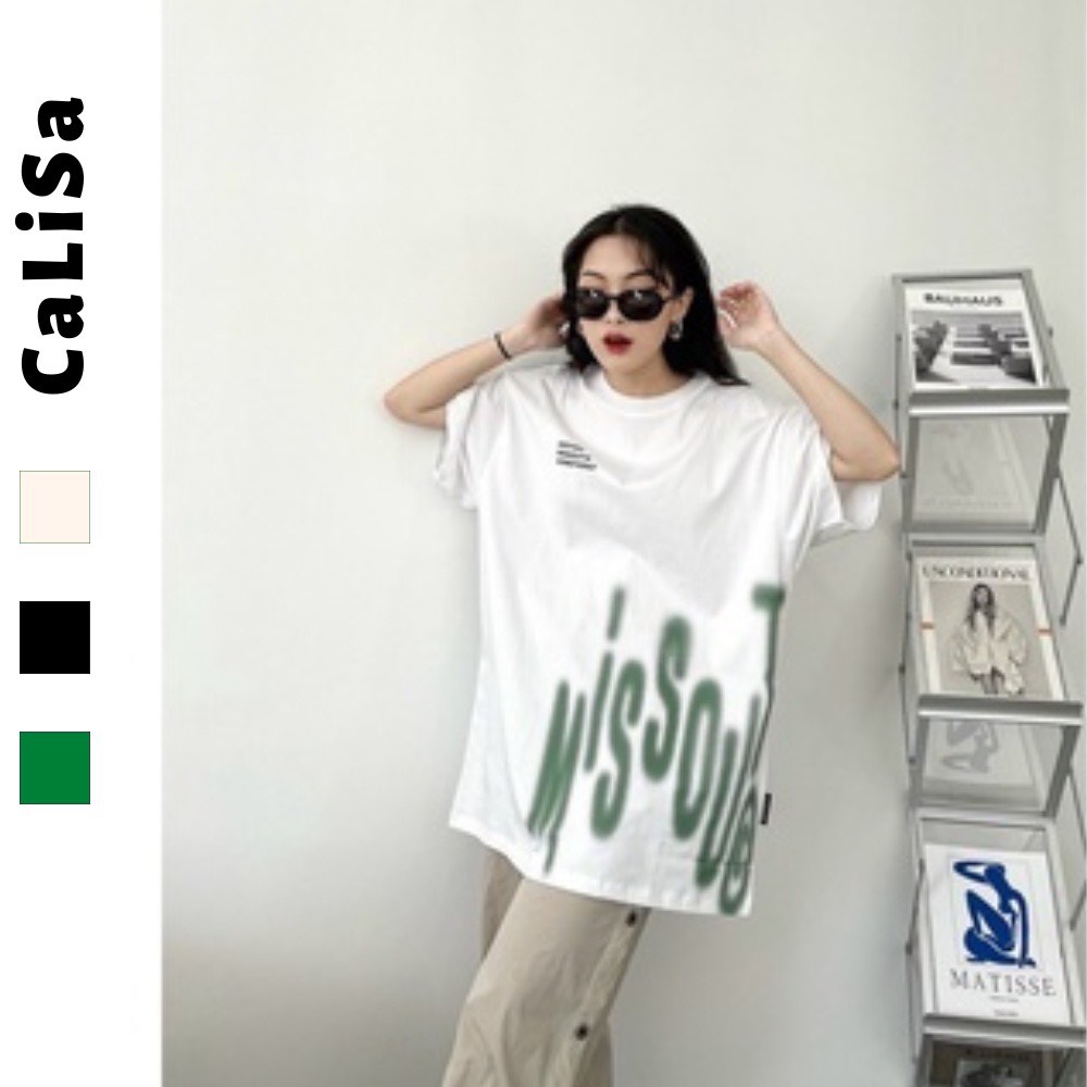 Áo thun missout 𝑭𝑹𝑬𝑬𝑺𝑯𝑰𝑷 áo phông unisex form âu tay lỡ cotton co giãn 2 chiều - calisa