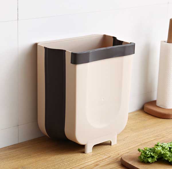 Thùng Rác Gấp Gọn Thông Minh, Treo Cửa Bếp Cửa Tủ Tiện Lợi