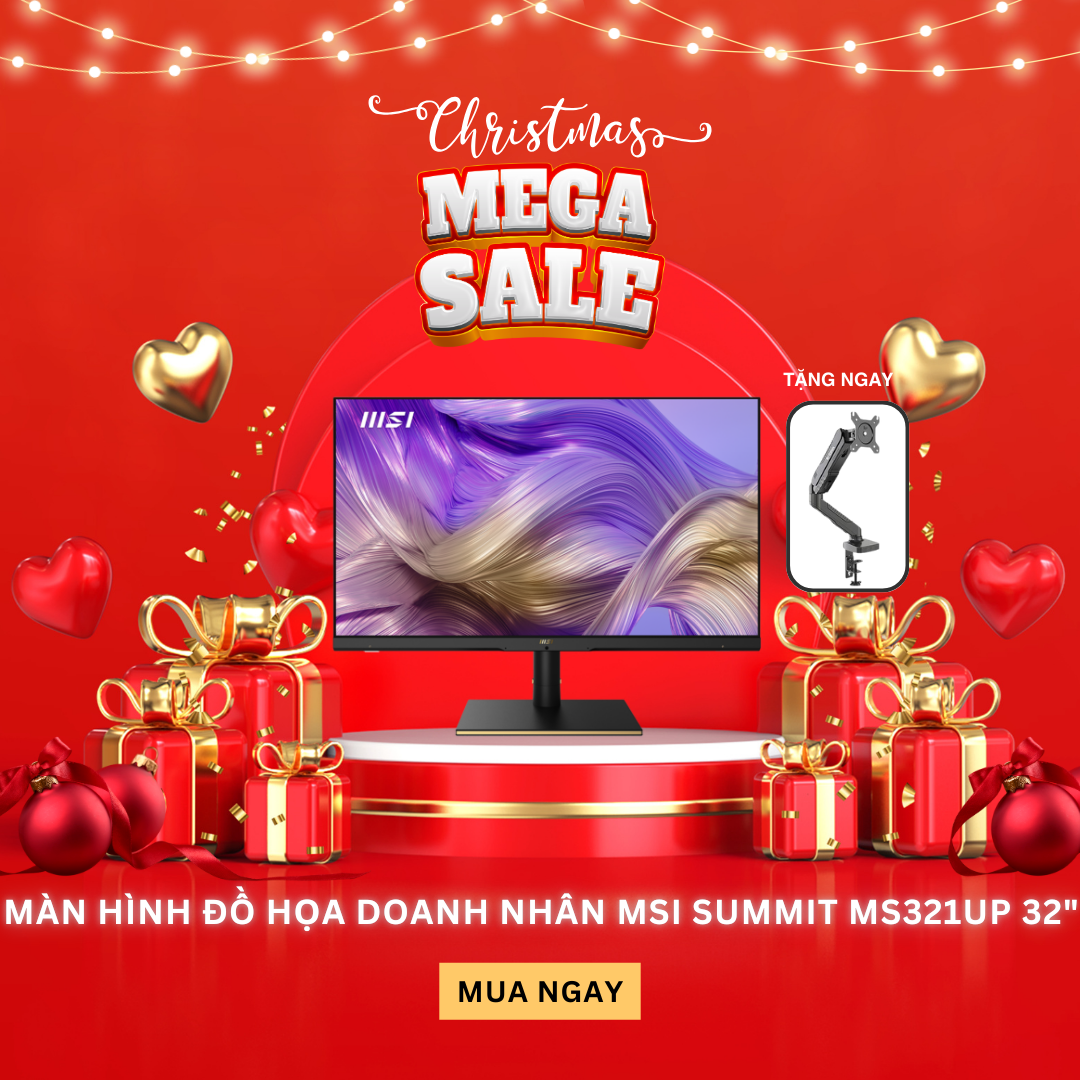 Màn hình máy tính đồ họa MSI Summit MS321UP 32inch 4K IPS - Hàng chính hãng