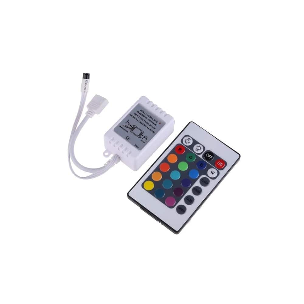 Bộ điều khiển led dây nhiều màu rgb 12v | remote control led rgb 12v