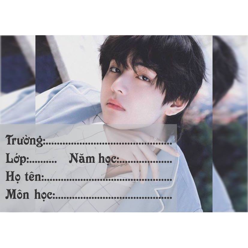 [Nhãn vở yêu thích] - Nhãn vở học sinh - in hình theo yêu cầu, chất lượng sản phẩm đảm bảo và cam kết hàng đúng như mô tả