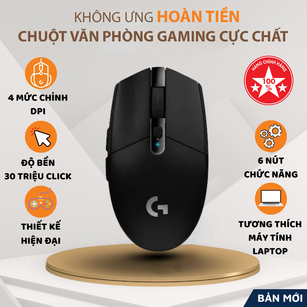 Chuột Không Dây LOGITECH G304 12000DPI - Hàng OEM , Bảo Hành 5 năm hàng tuồn công ty