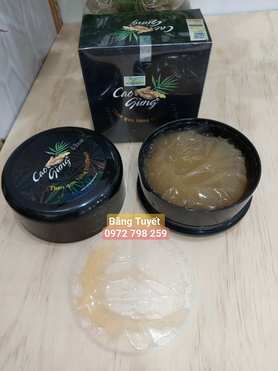 Kem tan mỡ cao gừng 100% từ thiên nhiên việt nam
