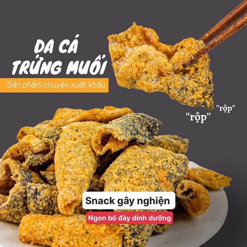 Da Cá Trứng Muối Hũ 250gram siêu ngon đậm vị