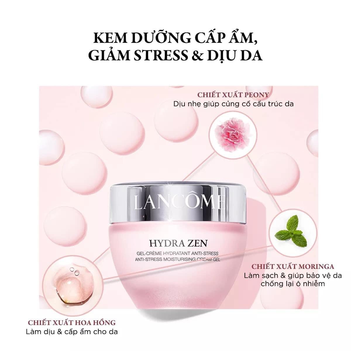 Kem dưỡng cấp ẩm Lancome Hydra Zen tách set 15ml hiếm