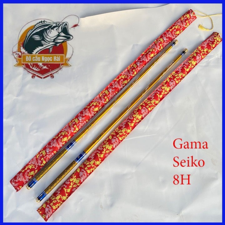Cần câu tay GM 8H tải cá 10kg Gama Seiko Hoàng Long, cần câu tay siêu bền, chất liệu tốt dễ dàng sử dụng - Đồ câu Ngọc Hải
