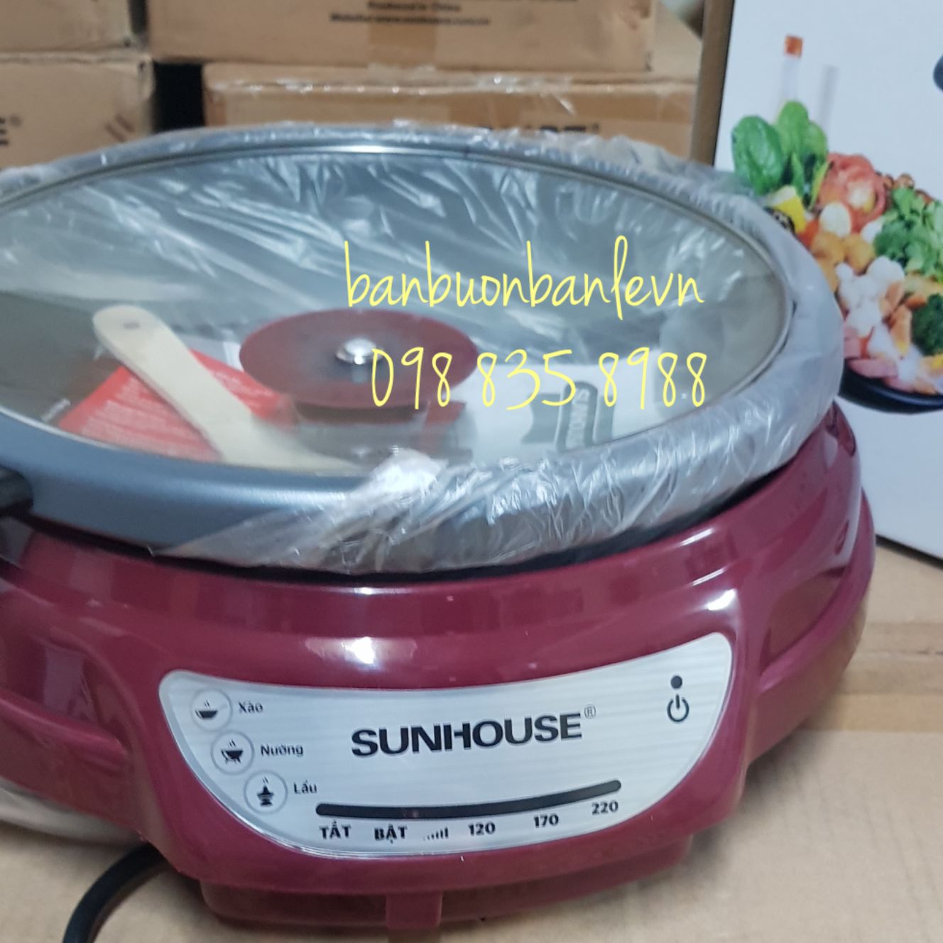 Lẩu điện 3.5l sunhouse sh535l