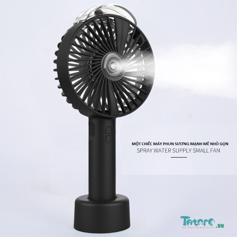 [HCM]QUẠT PHUN SƯƠNG CẦM TAY PIN SẠC I9 NANO