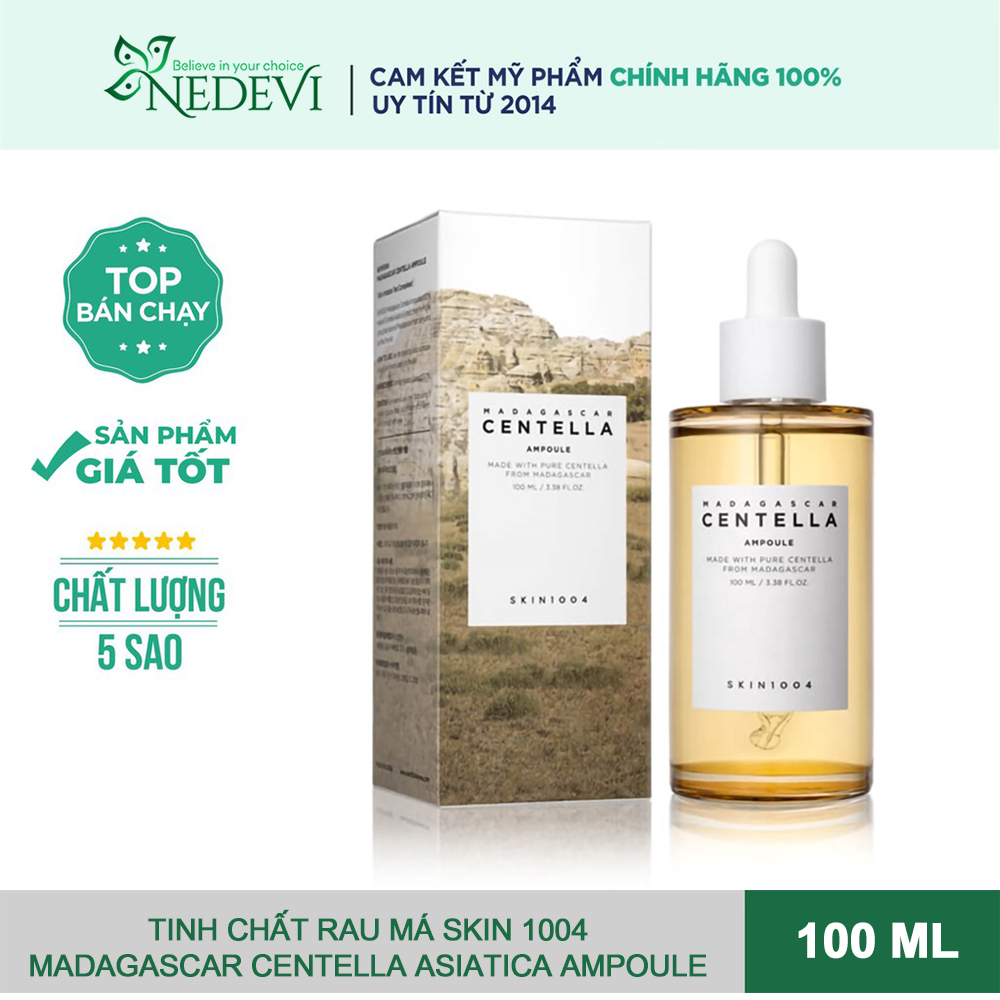 [Mẫu Mới] Tinh Chất Serum Rau Má Skin1004 Giảm Mụn Và Làm Dịu Dành Cho Da Nhạy Cảm Madagascar Centella Ampoule Centella - Nedevi Shop