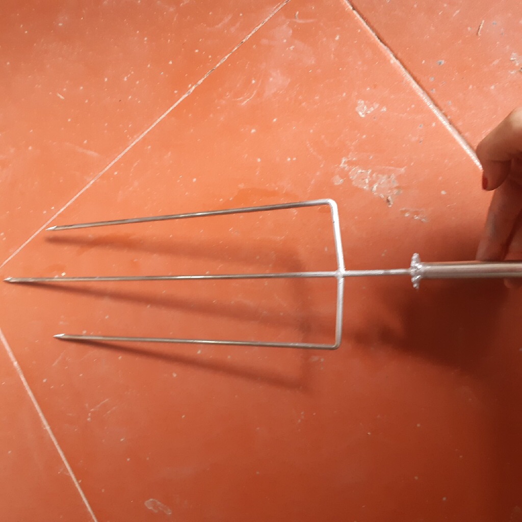 Xiên 3 chạc thay thế trong máy nướng mini cho gia đình - Mituhome