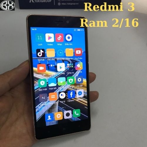 Điện thoại xiaomi redmi 3 ram 2/16 cũ 2 sim chính hãng