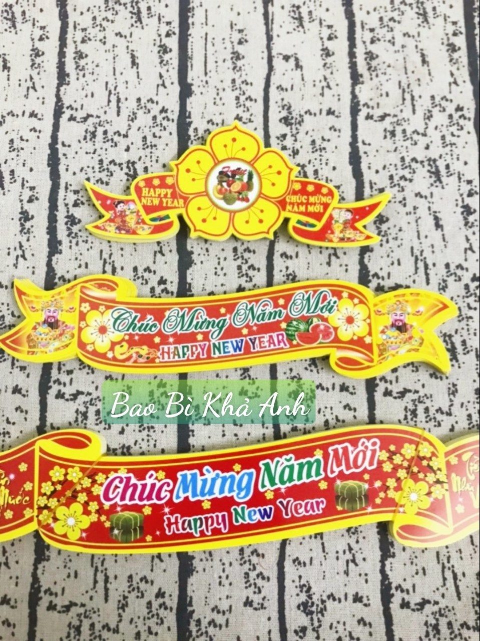 Deca TẾT MIẾNG DÁN CHÚC MỪNG NĂM MỚI 2023- Bao Bì Khả Anh